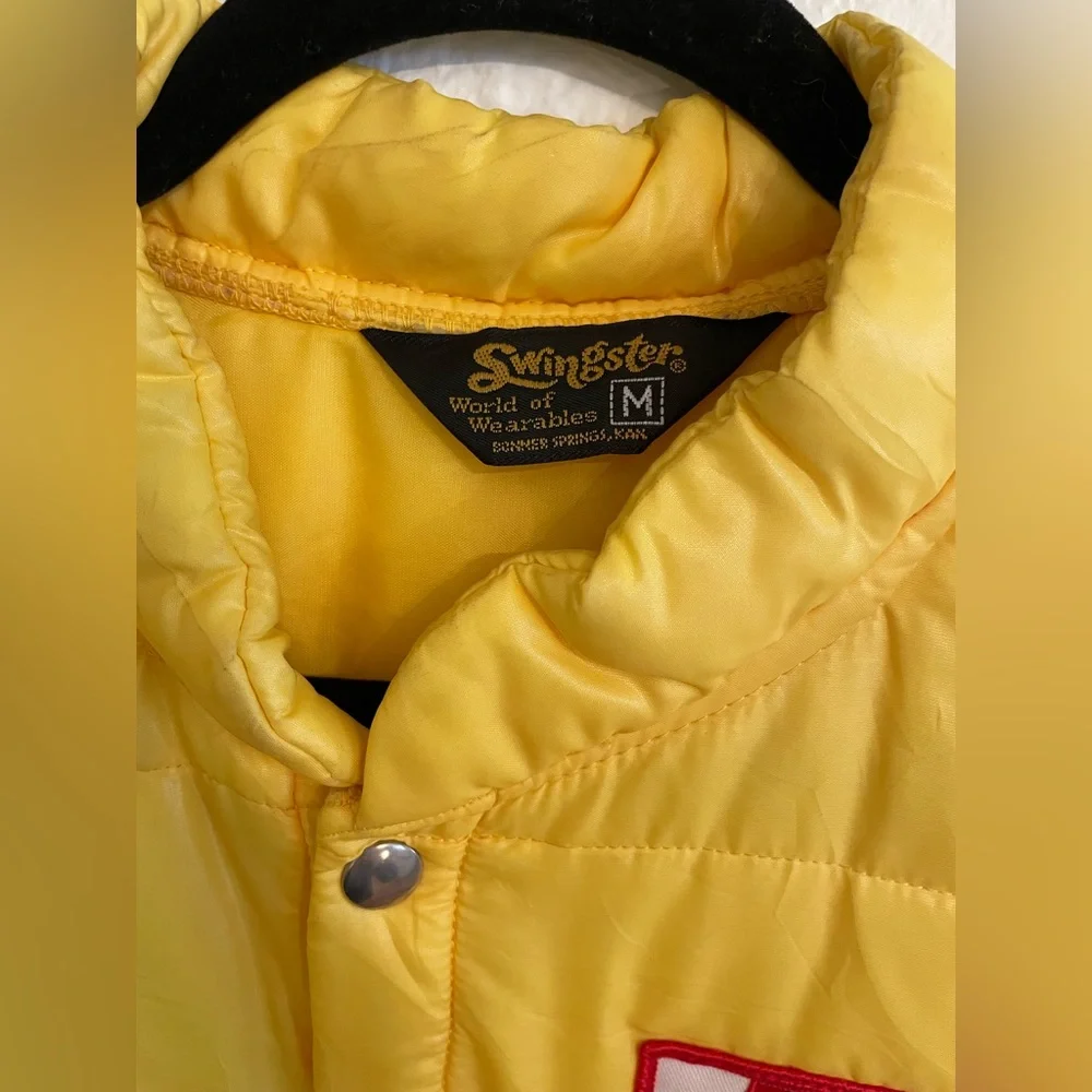 True Vintage Swingster 70’s Puffer Vest Cal’s Corn Fed Beef M